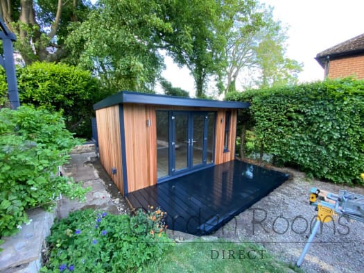 4.5m x 3m Extend Garden Room Installed In Gloucestershire REF 071